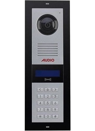 Audio 3002- ENCRYPTED Digital Doorbell Panel with Mechanical Buttons 2 Line Display 