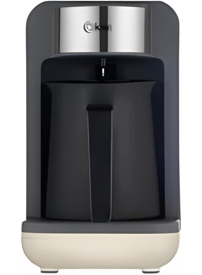 Kiwi A machine for brewing rich and concentrated coffee – elegant beige design and high-quality, corrosion-resistant materials – for preparing authentic coffee with a perfect taste – ideal for home and office - Image 2