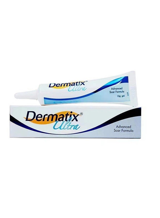 Dermatix Advanced Scar Formula with Innovative CPX Technology and Unique Vitamin C Ester, Advanced Scar Gel 15g For Cosmetic Improvement of Scars, Fast Drying and Unique Silicone Gel Formulation, Used For Treatment of Keloids, Surgical and Hypertrophic Scars, Suitable For Sensitive Skin - Image 1
