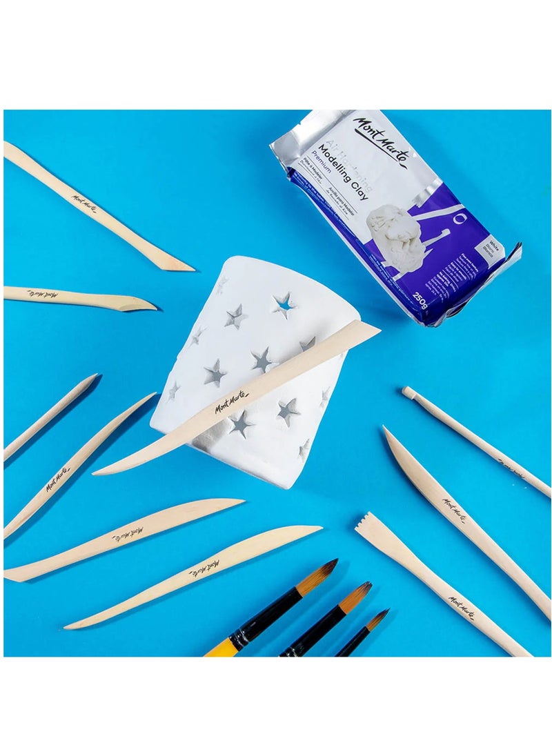 Mont Marte 10-Piece Signature Mini Clay Modelling Tool Set  - Image 4