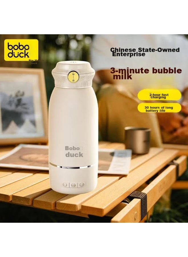 Boboduck Portable Constant Temperature Thermos, Baby Formula Milk Warmer, Outdoor Milk Preparation, Water Boiling, Heating, Constant Temperature Water Cup Dzy0327 - Image 1