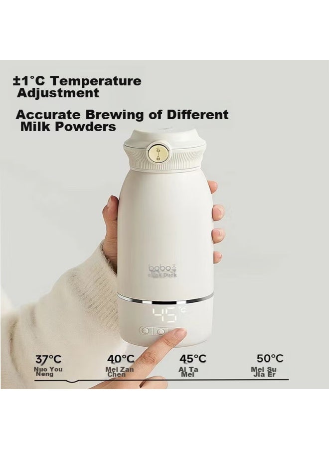Boboduck Portable Constant Temperature Thermos, Baby Formula Milk Warmer, Outdoor Milk Preparation, Water Boiling, Heating, Constant Temperature Water Cup Dzy0327 - Image 5