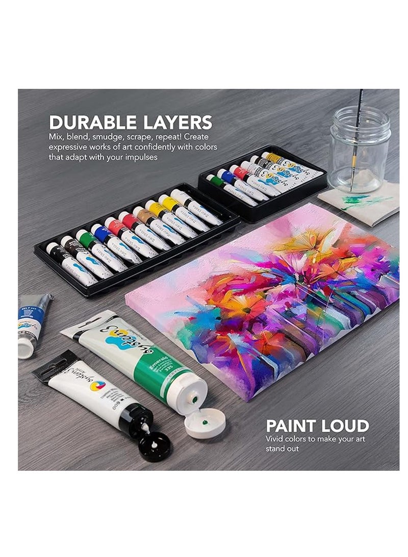 Daler Rowney أنبوب طلاء أكريليك System3 59 مل أكسيد الكروم الأخضر - Image 4