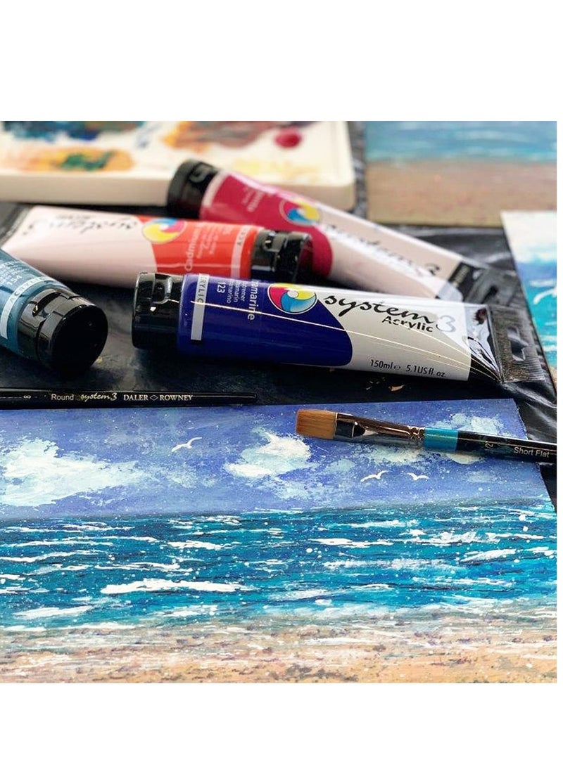 Daler Rowney أنبوب طلاء أكريليك System3 59 مل أكسيد الكروم الأخضر - Image 5