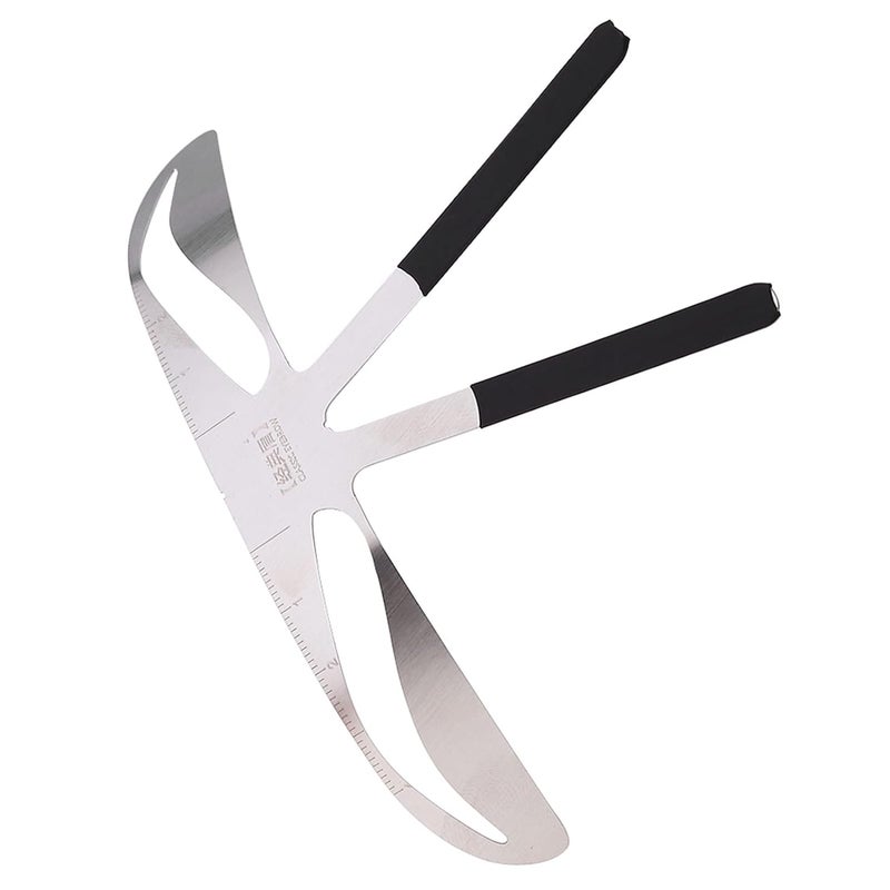 MAVIS LAVEN Permanent Eyebrow Ruler Stainless Steel Balance Extension Makeup Tool (Eyebrow) - Image 5