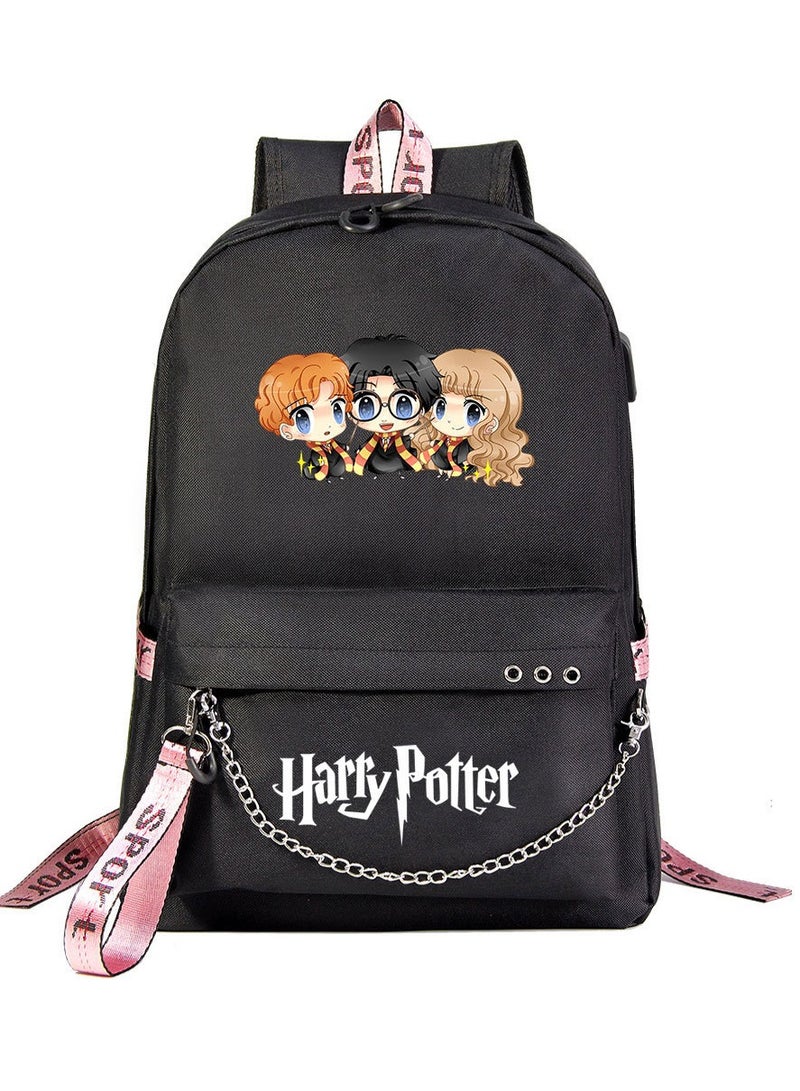 هاري بوتر حقيبة ظهر مطبوعة بالرسوم المتحركة