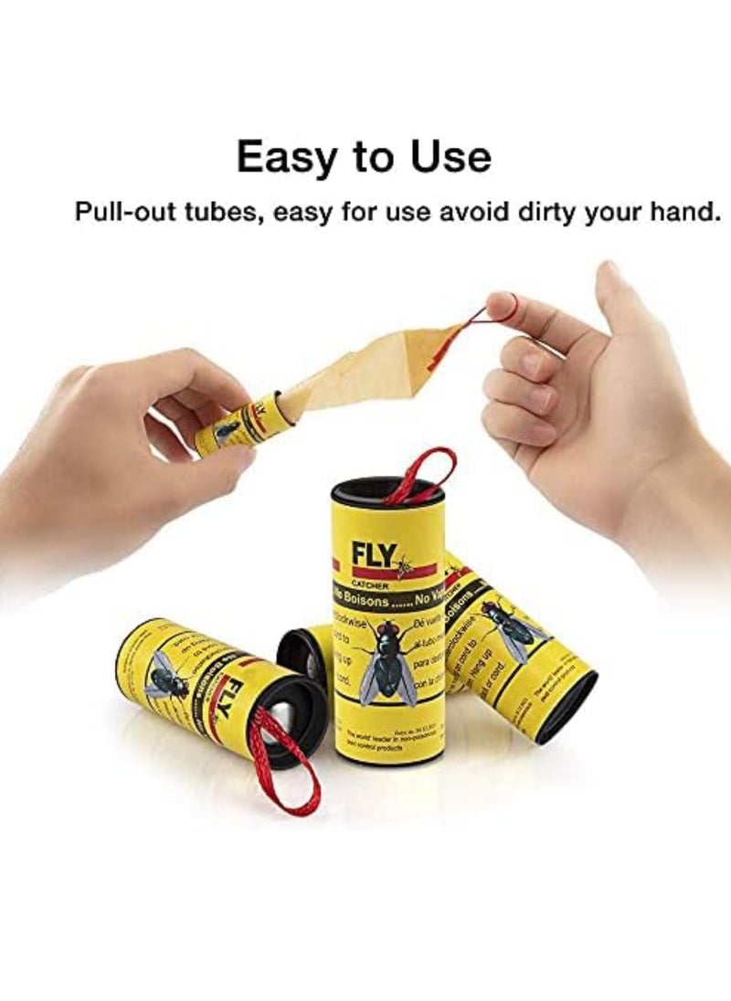 FAJ - 32 Fly Catcher Trap Ribbon Very Effective Glue Mosquito Insect Trap - Image 1