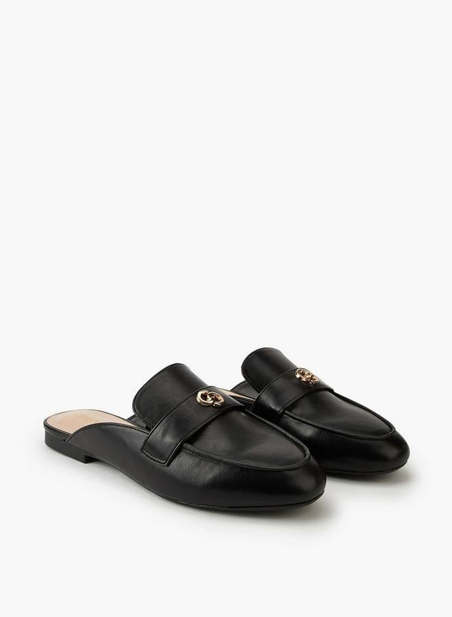 Celeste Women's Solid Slip-On Mules - Image 3