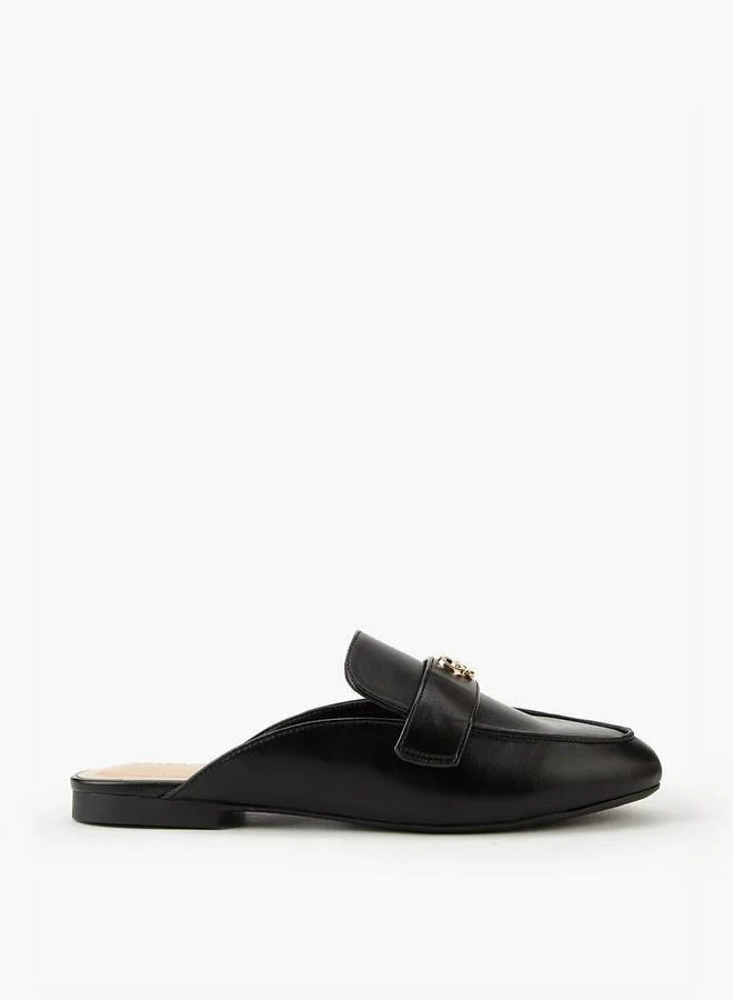 Celeste Women's Solid Slip-On Mules
