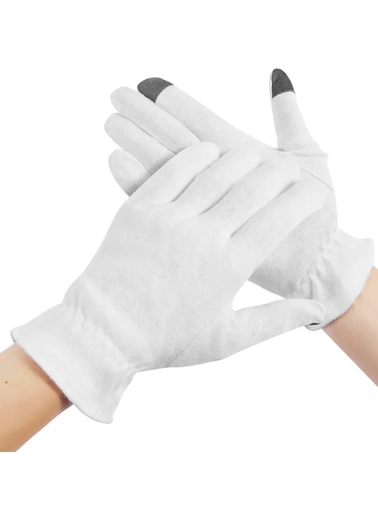 يوكانبي قفازات ترطيب مع شاشة لمس وحزام معصم، ناعمة ومريحة، مثالية للعناية اليومية والترطيب في الشتاء - Image 1