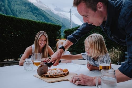 ooni مقلاة بيتزا خشبية بامبو 12 بوصة من أوني - ملعقة بيتزا 12 بوصة، لوح تقطيع بيتزا خشبي، ملحقات فرن البيتزا - Image 5