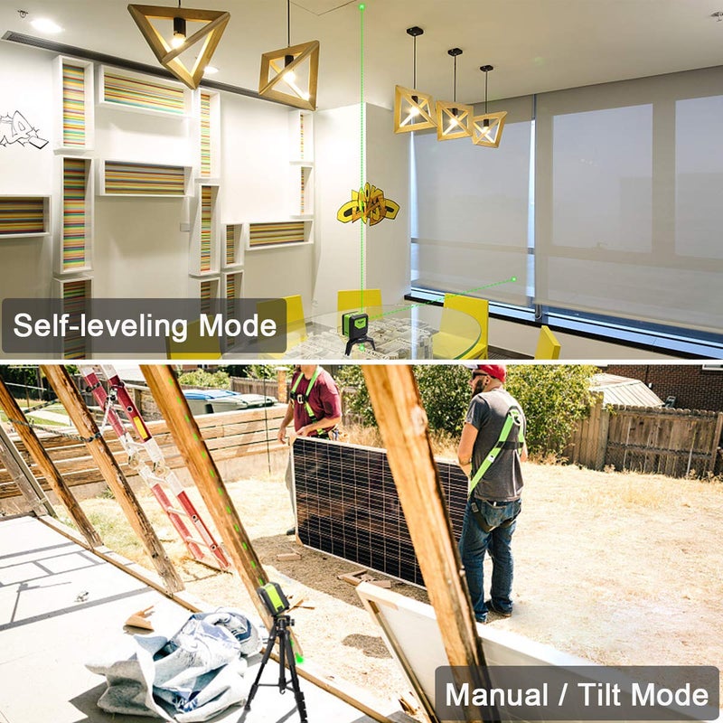 Huepar 3 - Plumb Dot Laser Leveler Tool (No Laser Line), Huepar 3 Spots Laser Self-Leveling Green Plumb Bob for Soldering and Points Reference Positioning, 197Ft Working Range, Battery Included - 9300G - Image 2