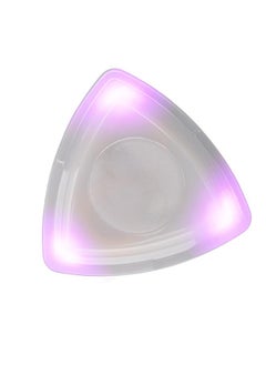 Thoraya Glowing Guitar Pick with High Sensitivity LED Light Guitar Pick Replacement with Battery Purple  - Image 2