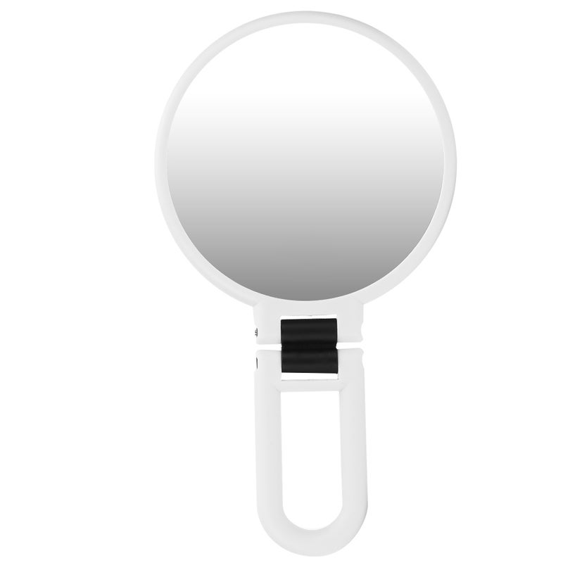 Double Sided Makeup Mirror Portable 5x Magnifying Folding Cosmetic Mirror for Home Travel - Image 1