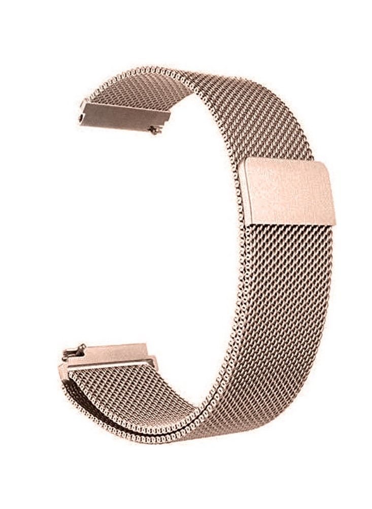 CATANES - 22mm Metal Milanese Watchband Compatible With Huawei 4,4 Pro Rose Gold - Image 1