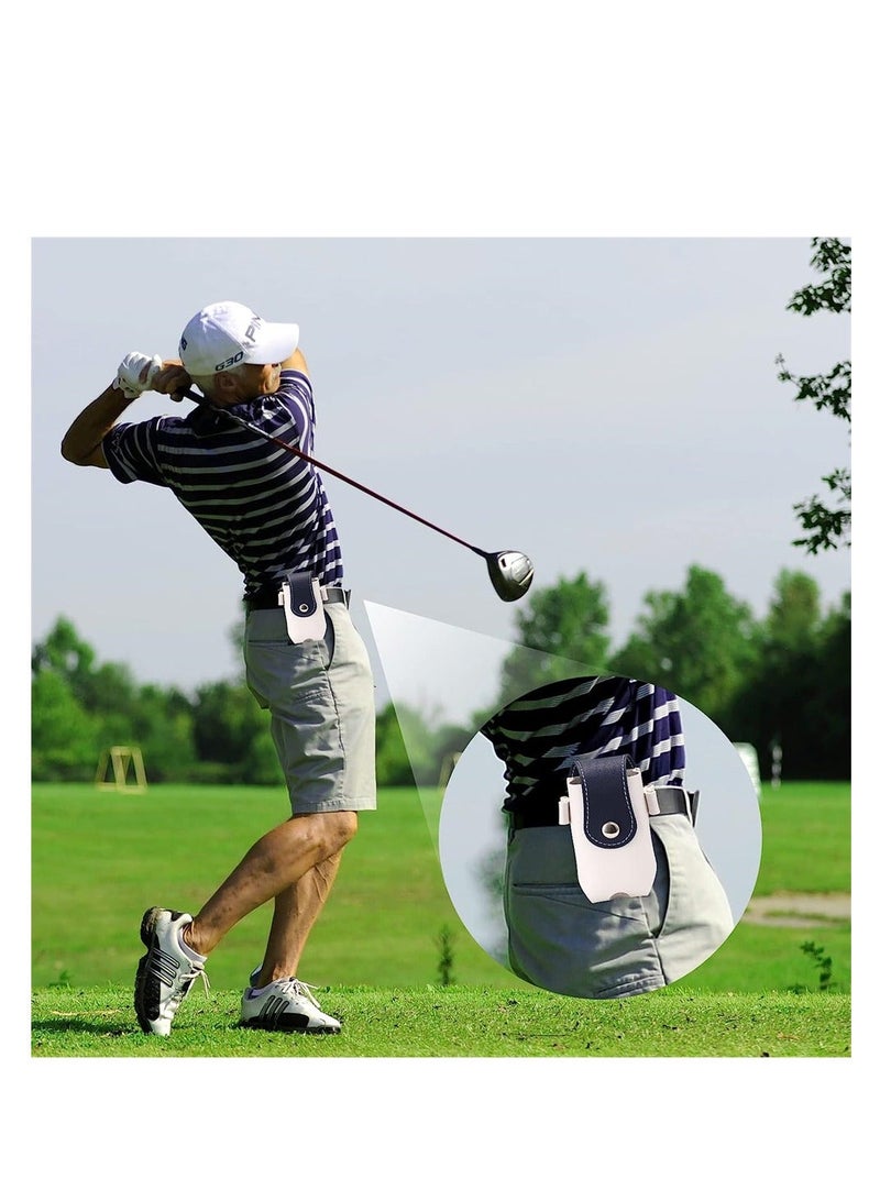 Golf Ball Waist Bag, Lightweight Portable Utility Pouch with Clip, Storage Pocket Tee Bag Sports Accessories for Golfer