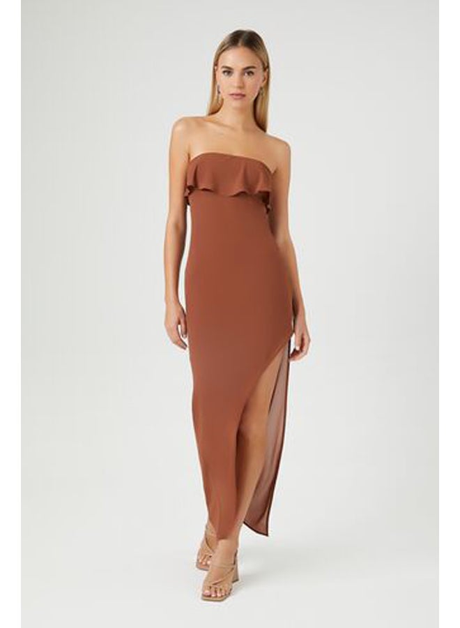 FOREVER 21 Flounce Midi Dress  - Image 5