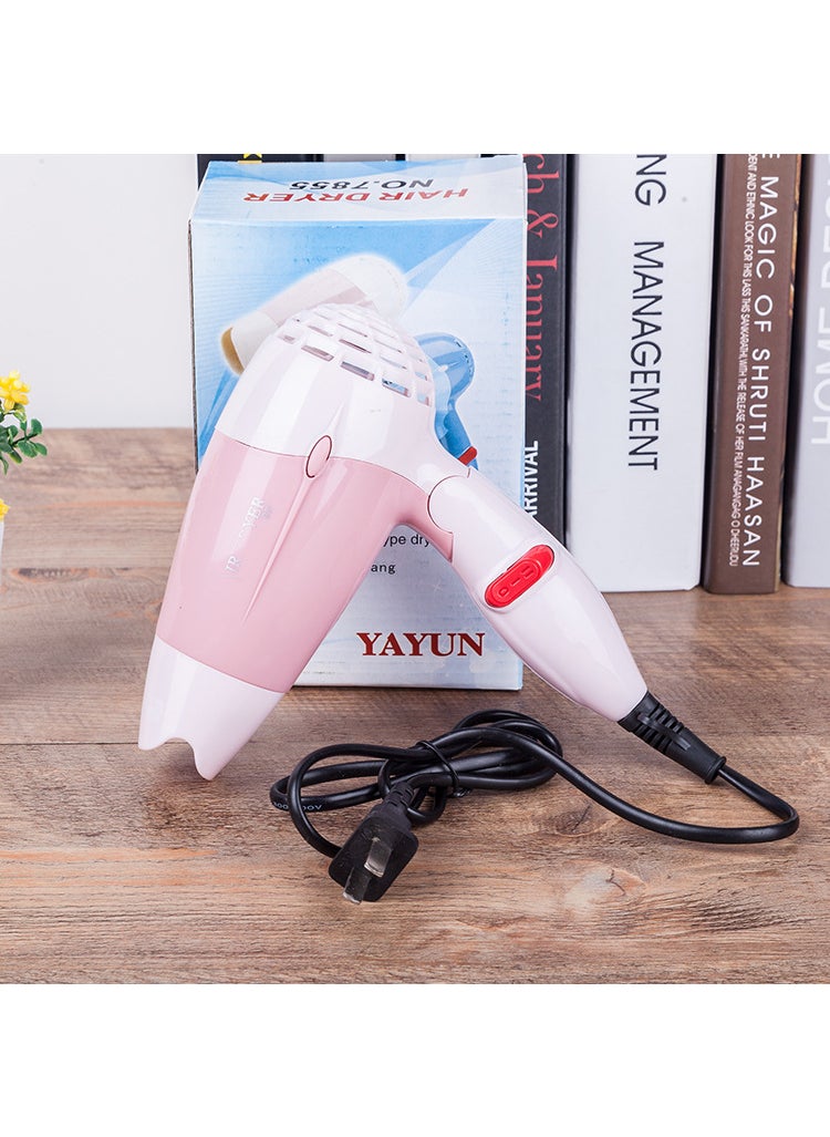 Generic - PIAOXIN Mini Foldable Hair Dryer Portable Home Use[Duckbill pink]] [Duckbill pink]] - Image 1