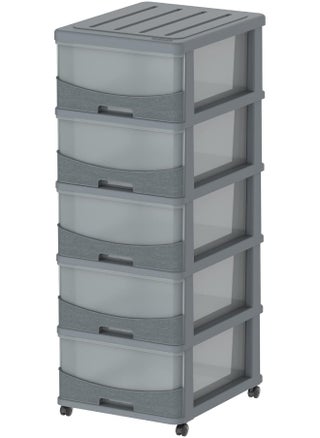 Cosmoplast Cedargrain 5 Tiers Storage Cabinet With Drawers and Wheels - pzsku/Z86C7B501CB07AC3E38E4Z/45/1750326741/c0f5591b-37b0-4516-acd2-13a4b8eb9019