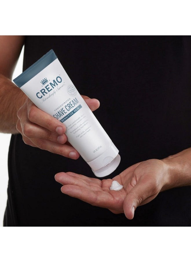 cremo Barber Grade Sensitive Shave Creamastonishingly Superior Smooth Shaving Cream Fights Nickscuts And Razor Burn6 Fl Oz  - Image 3