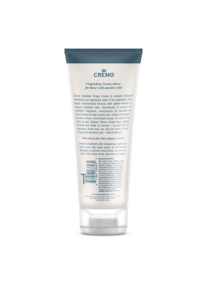 cremo Barber Grade Sensitive Shave Creamastonishingly Superior Smooth Shaving Cream Fights Nickscuts And Razor Burn6 Fl Oz  - Image 2