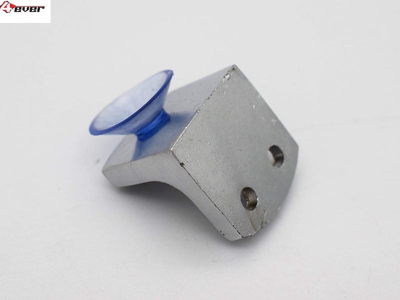4 Ever 4ever L Shape Right Angle Glass Panel Shelf Clamp Holder Bracket Support Clip, Material: Zinc Alloy, Double Shelf Button, Pack of 24 - Image 3