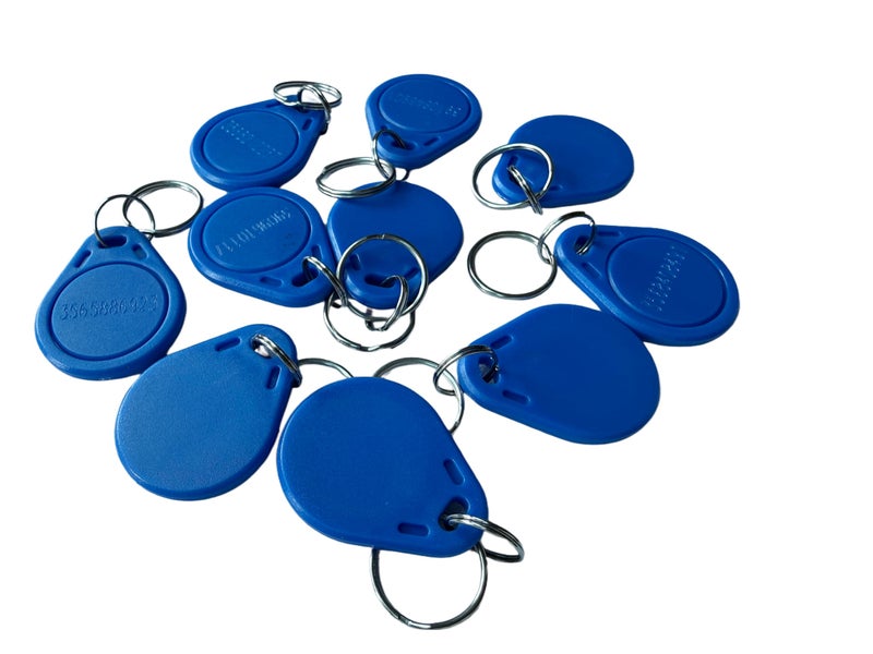 YARONGTECH ISO 14443A 13.56MHZ RFID 1K Keychain Blue color pack of 10 (Blue-ID Printed) - Image 5