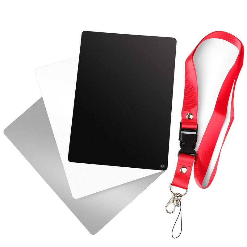ChromLives White Balance Card, ChromLives Grey Card 18% Exposure Photography White Gray Card 5.3'' X 7.3'' for Video DSLR and Film Photography - Image 4