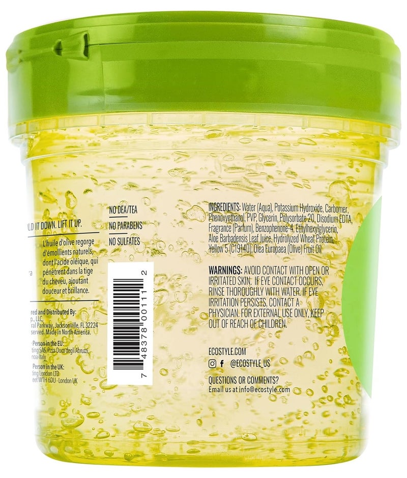 Eco Style Olive Oil Styling Gel –473 ml - Image 2