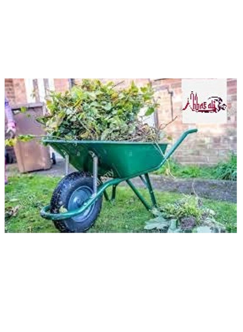 Abbasali Wheel Barrow Used In Garden And House For Cleaning Purpose With Air Wheel - Image 2