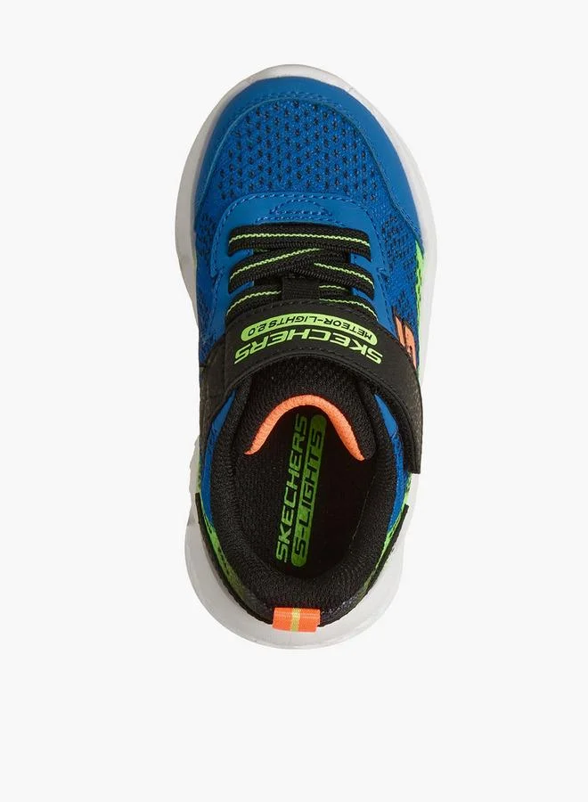 SKECHERS Boys Meteor-Lights 2.0 Hook & Loop Sneakers