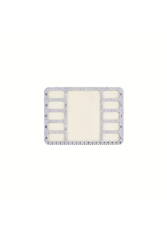 Small Bead Pad With Grid Lines For DIY Jewelry Making And Bead Organization - Image 1