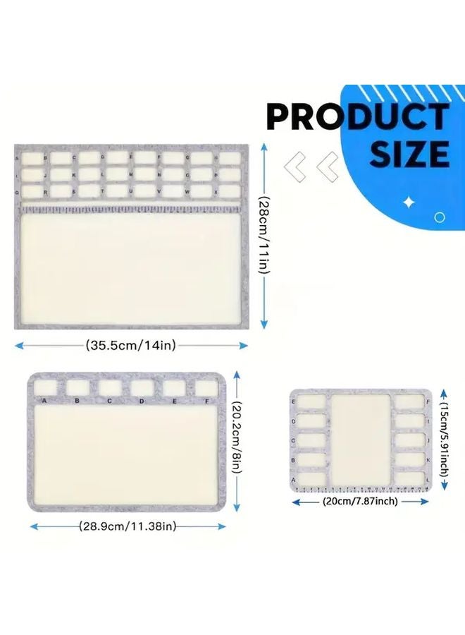 Small Bead Pad With Grid Lines For DIY Jewelry Making And Bead Organization - Image 5