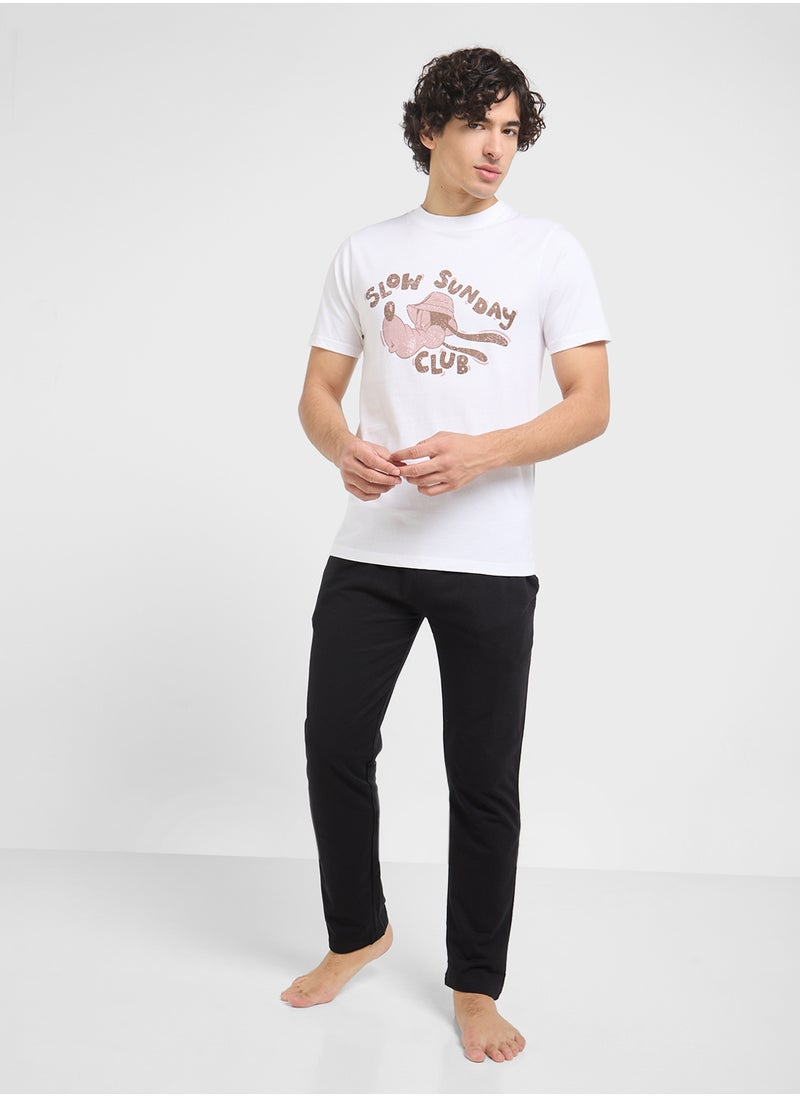 Disney Nightwear T-Shirt & Pants Set  - Image 1