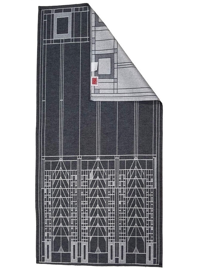 كاف هوم منشفة شاي من قماش الجاكار المنسوج من تصميم فرانك لويد رايت من KAF Home، صنع في البرتغال، مقاس 20 × 30 بوصة، قطن 100% (شجرة الحياة). - Image 2