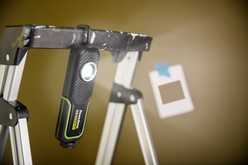 PowerSmith 500 LM Rechargeable LED Color Match (CRI 95+) Inspection Light, Two Color Temperatures 5000K/3500K, hanging hook, magnetic base with USB-C charging cable and 2 Year Warranty (PILC95500) - Image 2