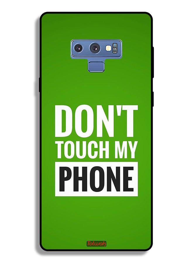 Tolwak Samsung Galaxy Note 9 Protective Case Cover Do Not Touch My Phone - Image 1