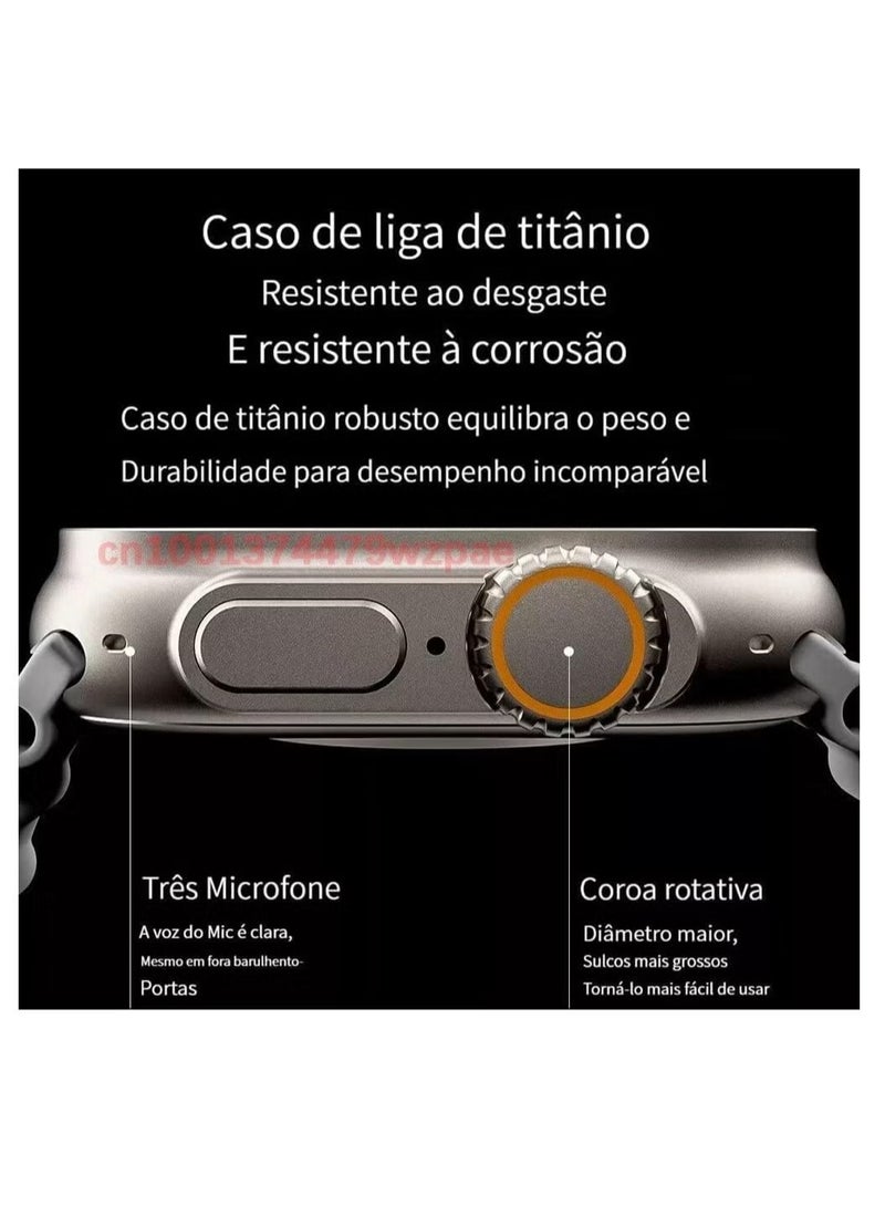 Raxoom Smart Watch Ultra T800 Multi Functional Wireless Charging Super Fast Latest Smart Watch. G Tab FT 8 Pro Amoled 2.02 Inch HD Full Screen Display Smartwatch  - Image 4