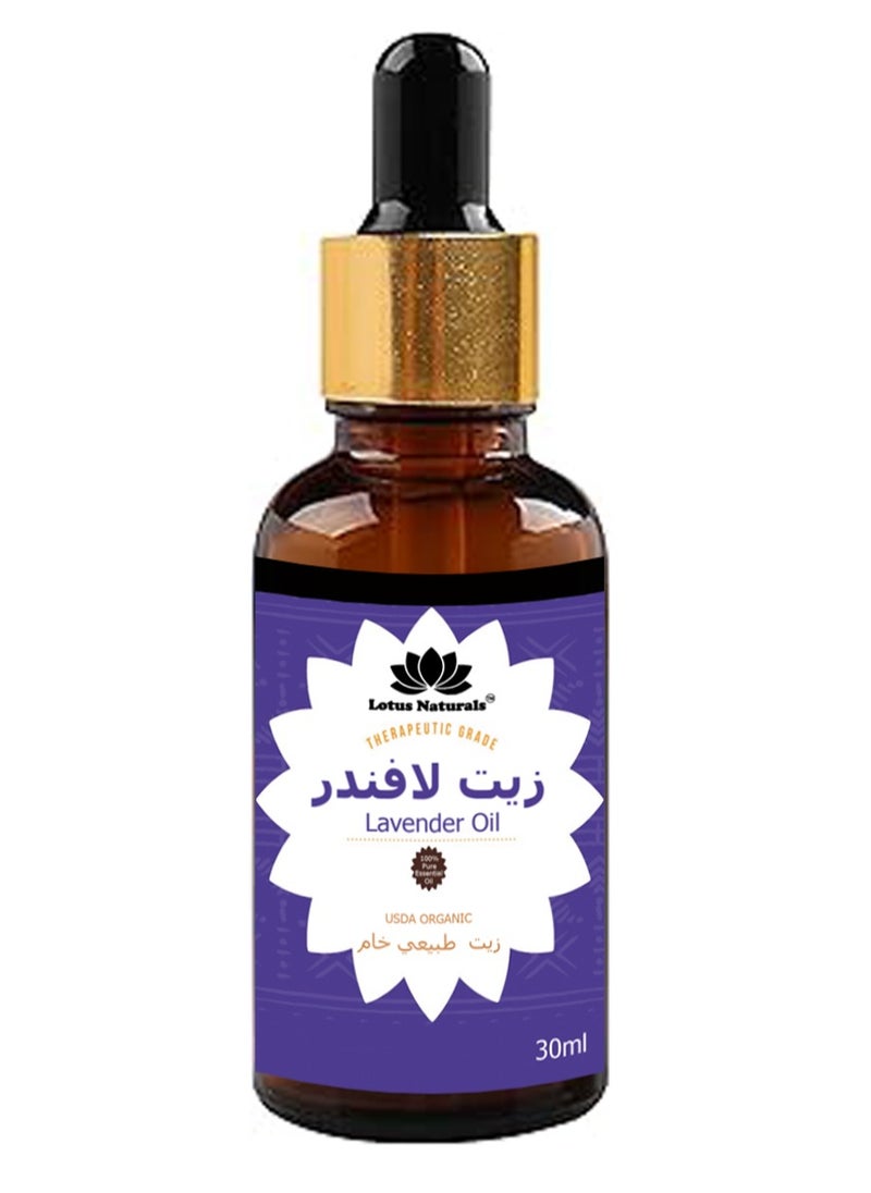 Lotus - Lavender Essential Oil, Therapeutic Grade, 100% Pure Natural Undiluted For Soap, Candle, Body Butter - Image 1