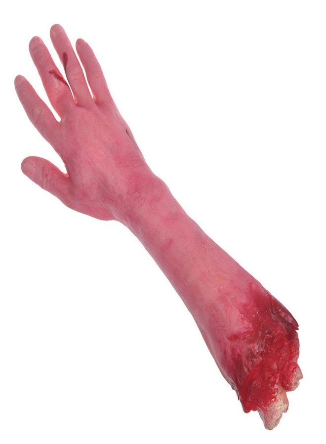 Bezall Halloween Body Parts Props, Bloody Fake Severed Arm Realistic Broken Hand for Halloween Horror Party Haunted House Decorations (Small Broken Arm) - Image 1