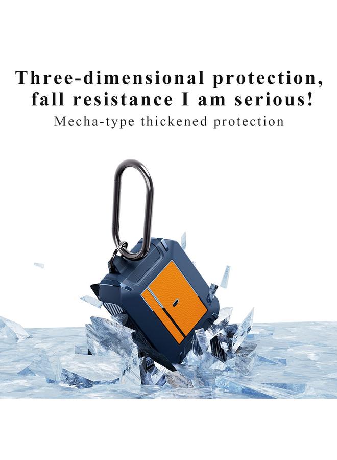 erorex Leather Texture Armor Earphone Protective Case For AirPods 2 / 1 - Image 4