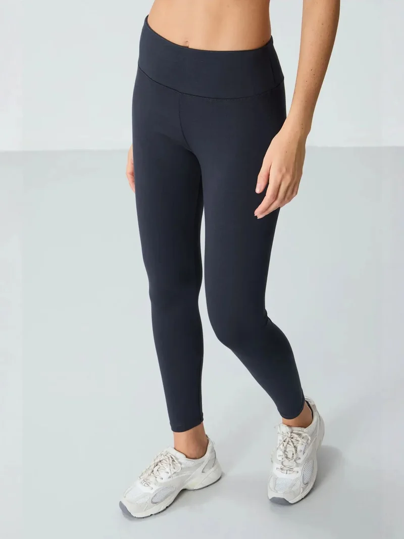 تومي لايف TOMMY High-Waist Cotton Blend Leggings