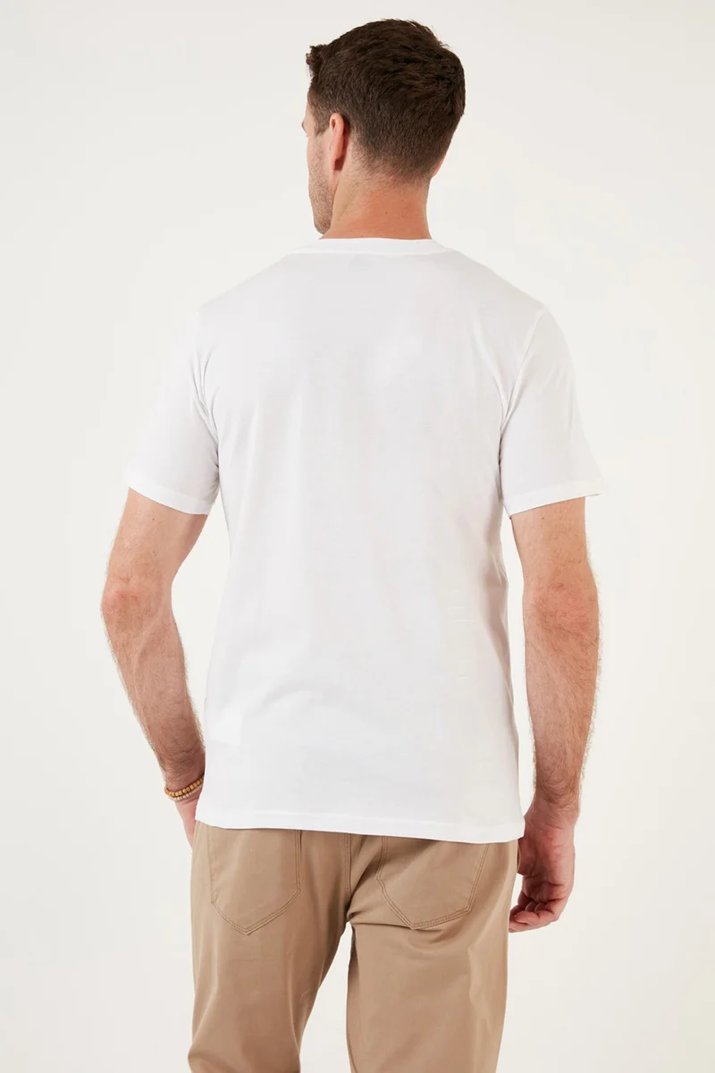 بوراتي Cotton Regular Fit Crew Neck Basic T Shirt Men's T Shirt 59020201