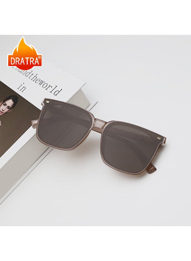 Dratra Polarized Sungl Men Women Big Face Slimming Sungl Driving Anti-glare Style Oversized Square Sunshades - Image 3