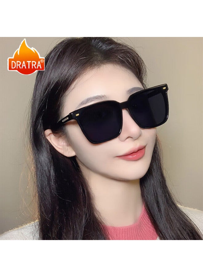 Dratra Polarized Sungl Men Women Big Face Slimming Sungl Driving Anti-glare Style Oversized Square Sunshades - Image 2