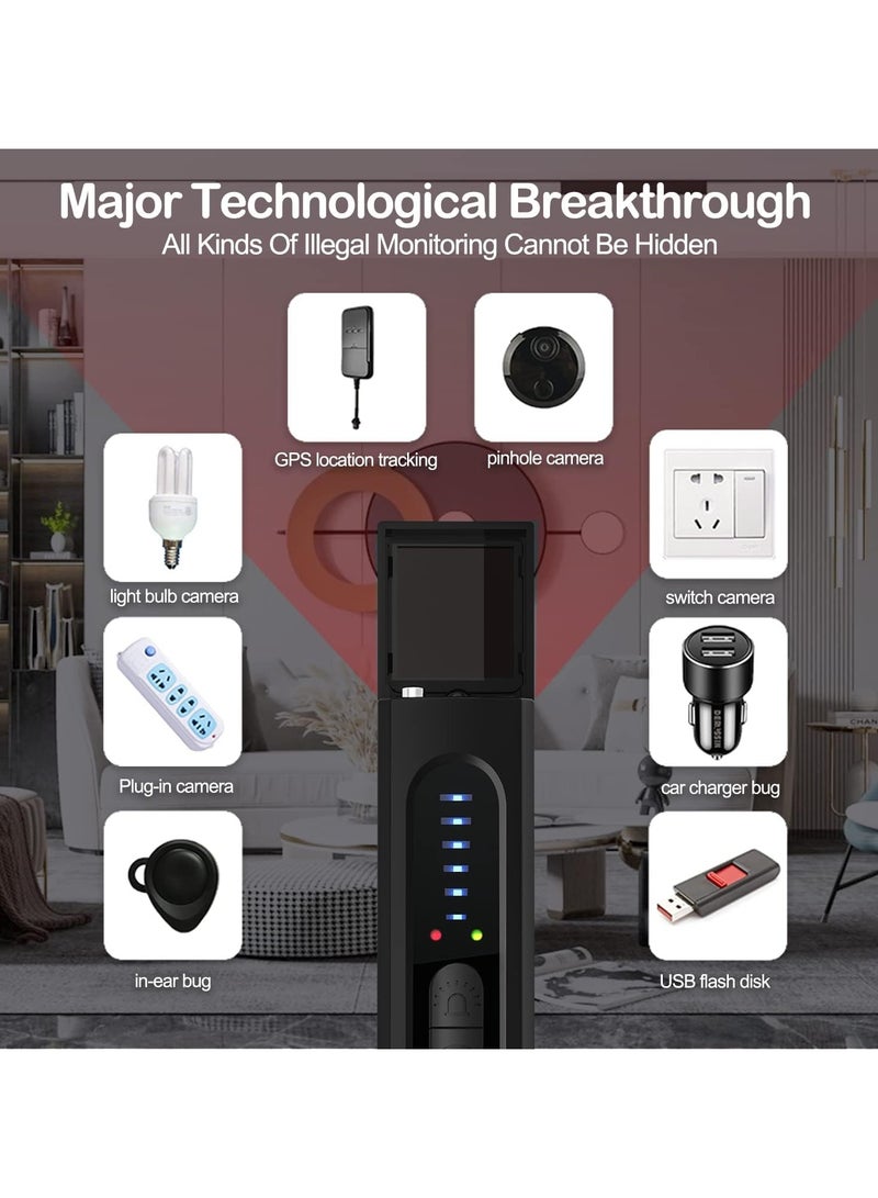general Hidden camera detector, insect scanner and protector, RF signal and GPS detector, insect finder, suitable for hotels, offices, travel and homes - Image 5