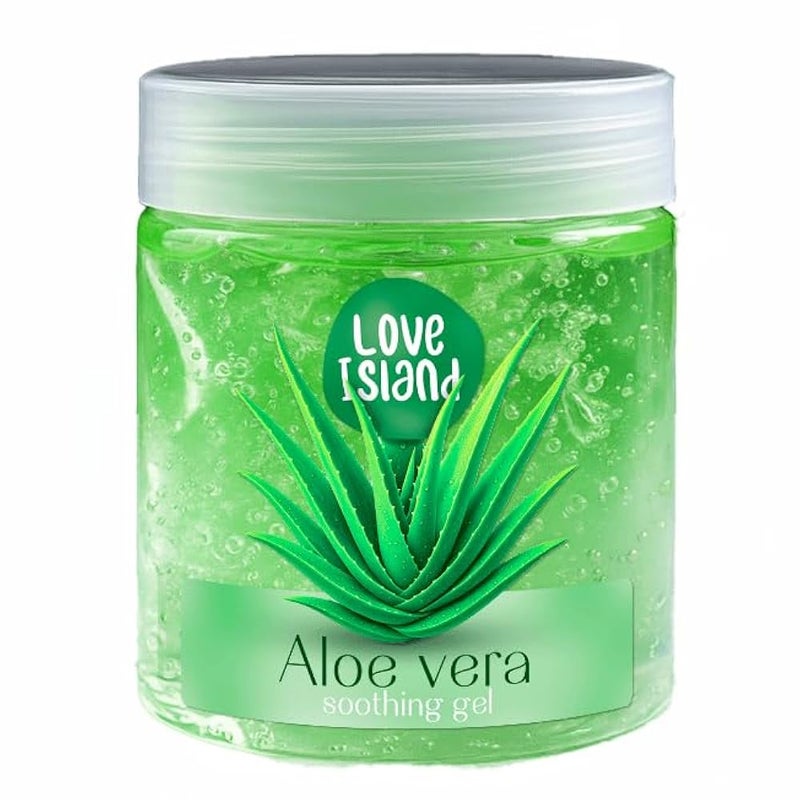 Aloe Vera Soothing Gel 200ML(Green) – Hydrating Face & Body Moisturizer, After Sun Relief, Skin Cooling & Nourishing Gel for Dry, Sensitive, and Irritated Skin, Pure Aloe Extract.