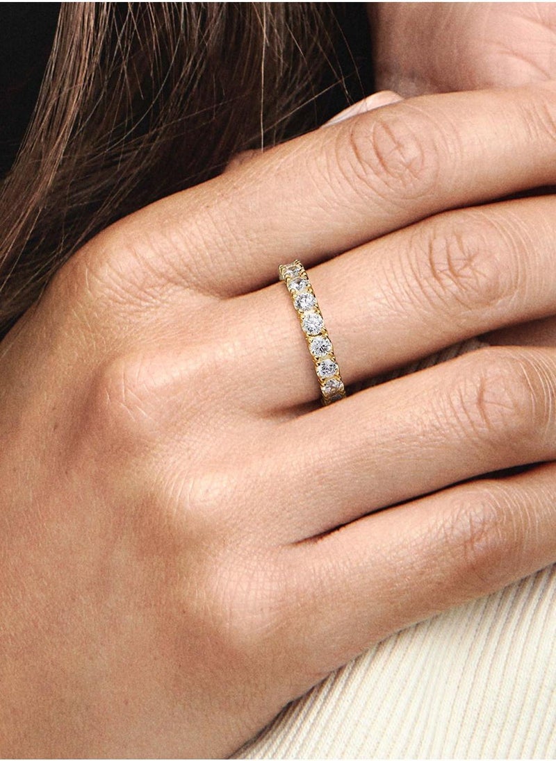 PANDORA Sparkling Row Eternity Ring  - Image 4