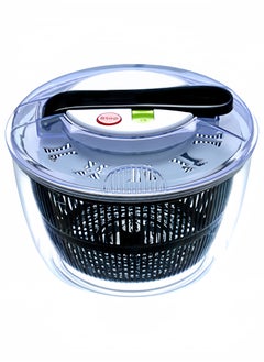 nihao Salad Spinner Large Lettuce Spinner Kitchen Gadgets, Large Salad Spinner,One-Handed Handle Easy Press Super High Efficiency for Home Kitchen Washing & Drying Leafy Vegetables - 5L  - Image 1