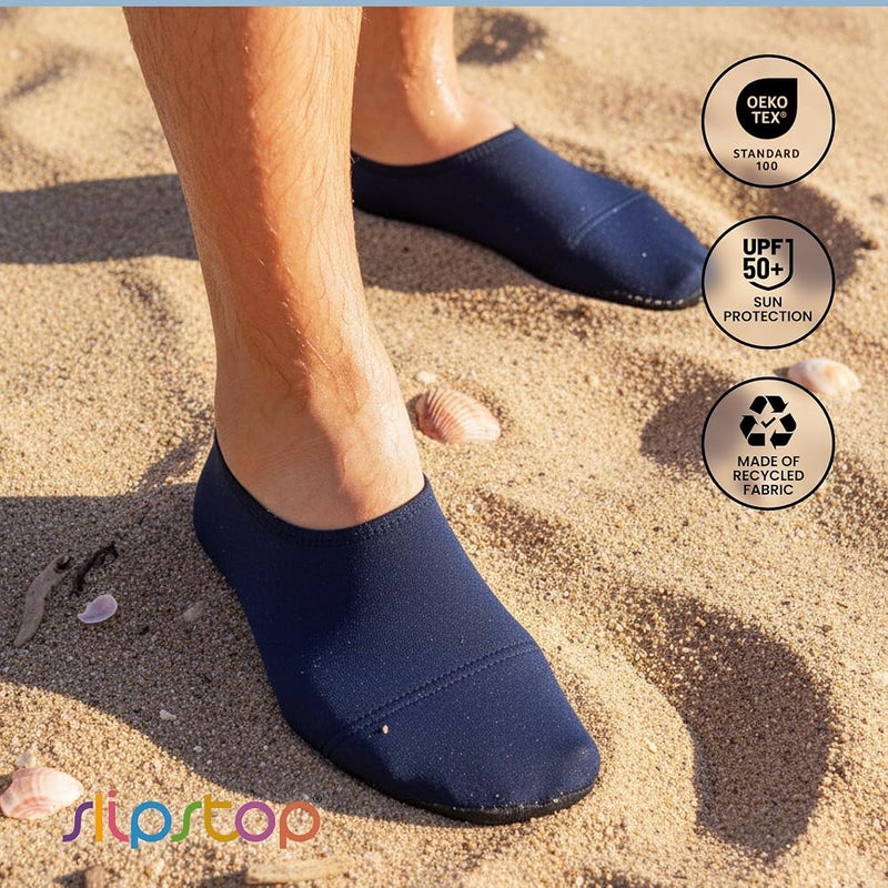 Slipstop water shoes for Women and Men - Quick-Dry Aqua Pool Socks Beach Shoes - Barefoot Shoes for Yoga, Indoor and outdoor activity - Black … - Image 4